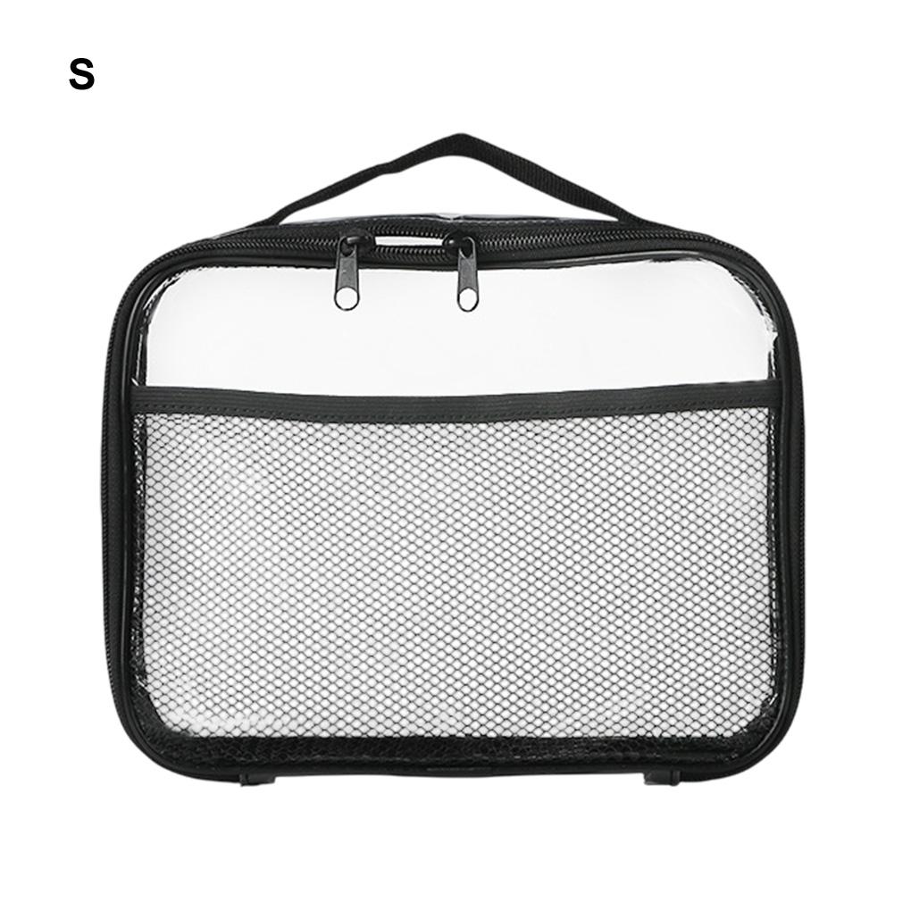 Toy Storage Case For Kids PVC Organizer Bags With Mesh Pockets For Small Models Toy Bag For Travel