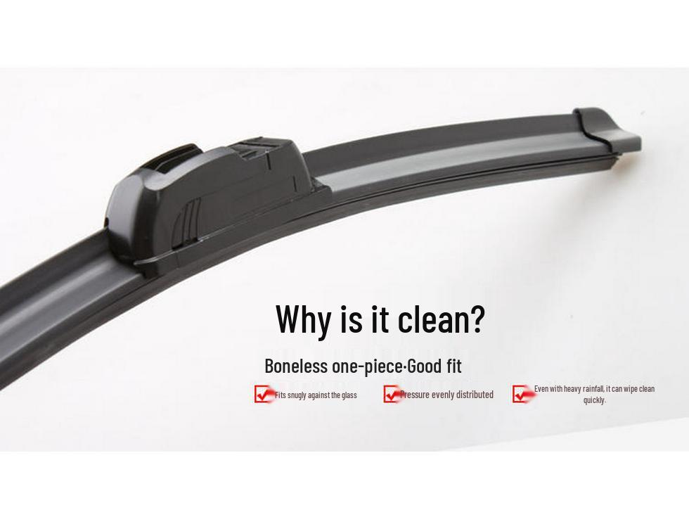Applicable Dongfeng Fengshen E70 New Energy Frameless Wiper, Universal Rubber Strip Blade for 18-19 Models