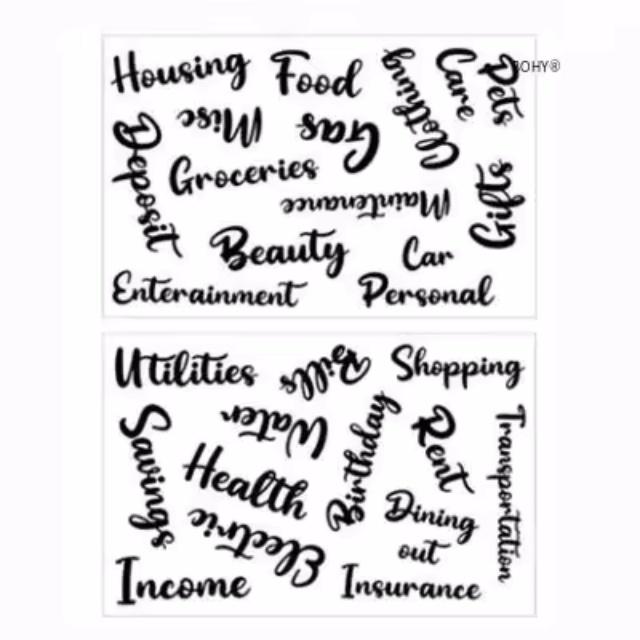 

2024 Бюджетный переплет A6 из искусственной кожи, блокнот, конверты для денег, системный набор, карманы для экономии денег, органайзер для счетов, подарки