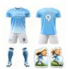 26-27 No. 9 At Manchester City's Home Ground Football Jersey Children'S Clothing Adult Set Size 16-2Xl with Exquisite Accessories
