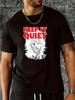 "Keep It Quiet" Graphic T-shirt - Cotton Blend