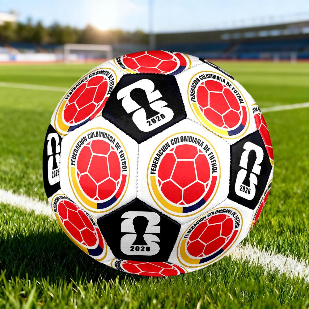 1pc Colombian Football Size 5 Soccer Ball Professional Match Training Football Indoor &Outdoor Sports Ball Club Training Ball Lightweight Durable y13