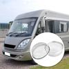 2pcs Stainless Steel Vent Bug Furnace Screen Cover for Camper Trailer RV with Spring Fasteners