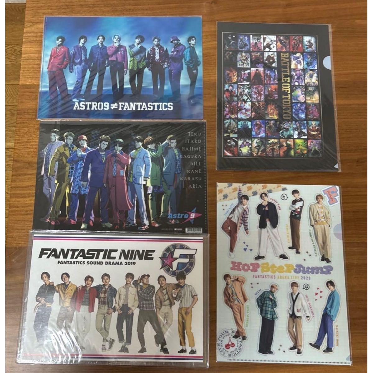 Used FANTASTICS clear file set of 5