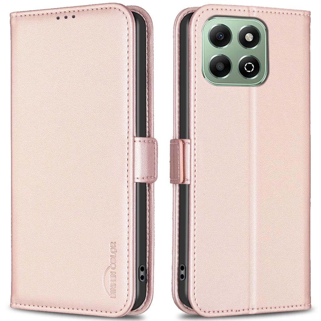BINFEN COLOR BF31 Für Honor X6b 4G Hülle Brieftasche Ständer Leder Handyhülle