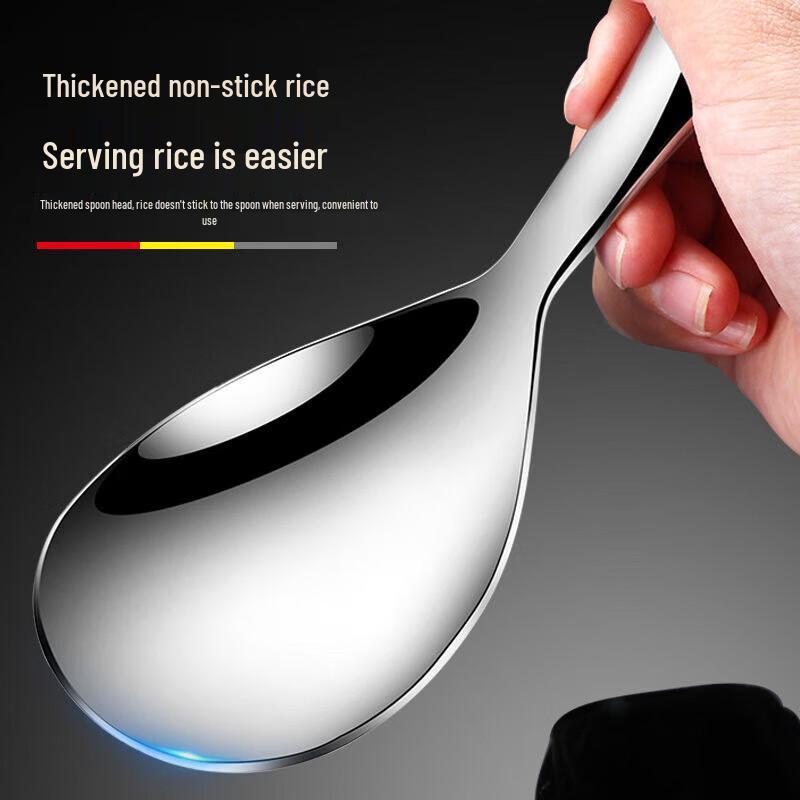 Integrated Stainless Steel Rice Serving Spoon