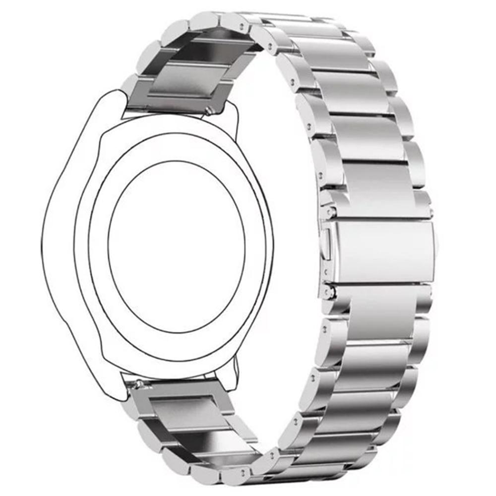 16mm Watch Band for Huawei Talkband B7/B6/B3/Fit mini Metal Wrist Strap 3-Bead Design