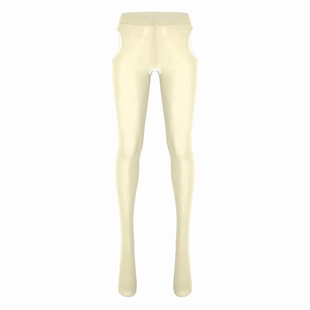 Women's High Waist Control Top Tights Pantyhose Silky Stockings