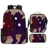 Zaino Spoof Skibidi Toilet Man Zaino Scuola Elementare Borsa Astuccio