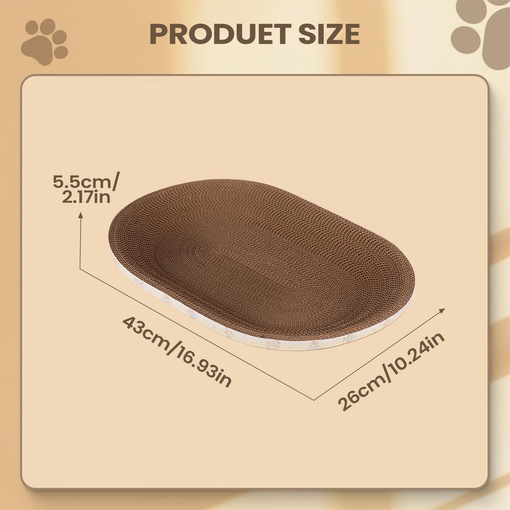Cat Scratcher Cardboard Funny Corrugated Furniture Protector Cat Scratcher Bed Pet Supplies for Small Large Kitten Play Sleep