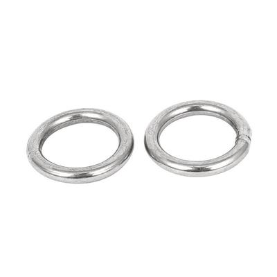 Feb.20Mm X 3Mm Stainless Steel Webbing Strapping Welded O Rings 30 Pcs