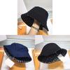 Cotton Fisherman Hat With Embroidered Letters For Sun Protection And Casual Wear