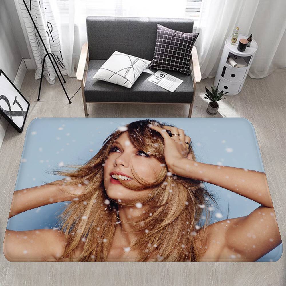 T-Taylor-SwiftS Floor Mat Retro Multiple Choice Living Room Kitchen Rug Non-Slip Modern Home Decor