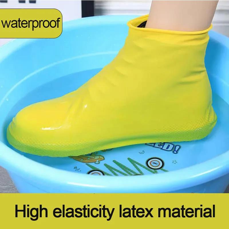 Rain Shoe Covers Anti Slip Silicone Rubber Rain Boots Raincoats Covers for Rain Shoes Waterproof Covers for Shoes