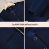 Elegant Navy Blue Women's Suit Set - Autumn 2025 High-end Professional Salon Attire