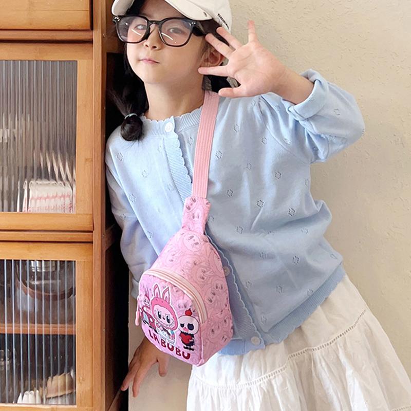 Kawaii Children Bag Chest Bag Cartoon Girl Accessories Bag Shoulder Crossbody Bag Gifts Travel Storage Bag