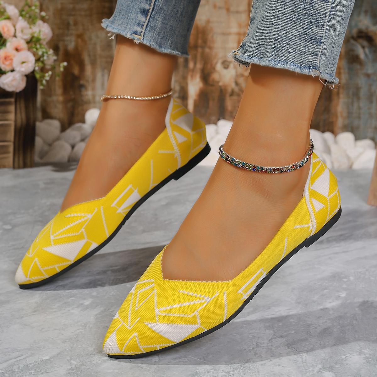 

Women Loafers 2024 New Fashion Casual Spring Breathable Mesh Flat Shoes Ballerina Moccasins Casual Pointed Toe Boat Shoes 43 жовтий