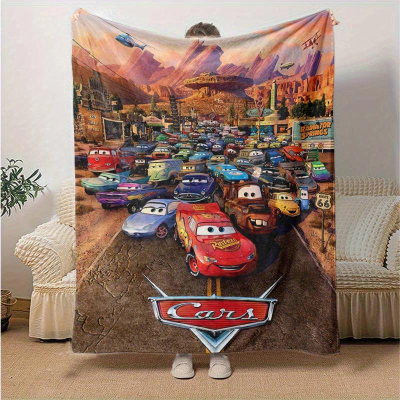 

1pc. Cartoon Car Theme Blanket, Soft Throw for Home Decor, Perfect Gift for Family and Friend, Suitable for All Seasons, Vibrant Colors and Cute Desig 130x150cm