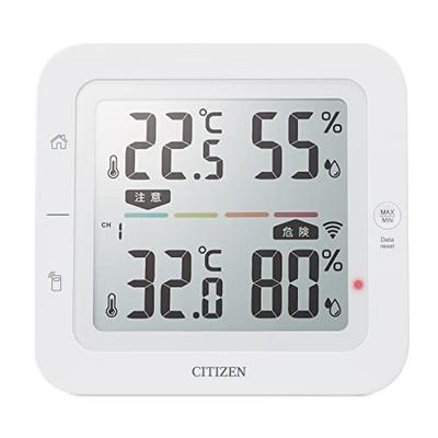 Citizen Thermo-Hygrometer THM527, Optional Add-on Unit MU-THM527, Cordless Thermo-Hygrometer for Remote Temperature and Humidity Monitoring, Heatstrok