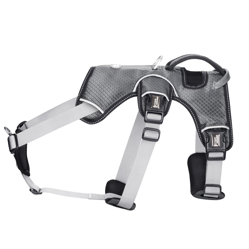 Japanese TUFF HOUND Harness for Soft for and Large Long Chest Circumference for Second Size [Official Distributor] Dogs, Mesh, Lightweight, Small,