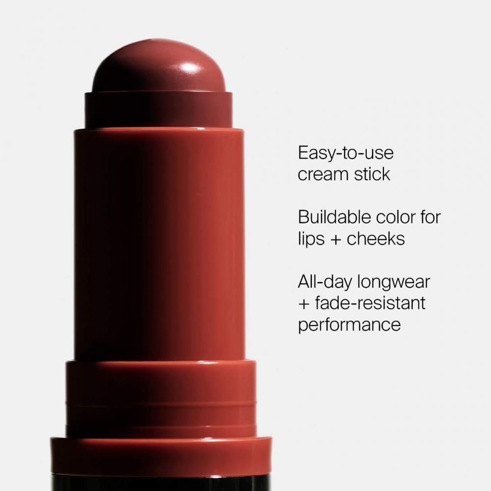 Haus Labs Color Fuse LonGwear Lip + Cheek Balm 0.18 Oz   5 G Glassy Pomelo Peach Pink