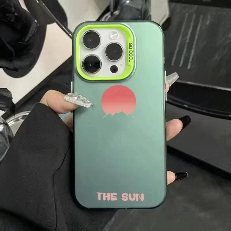 

Aesthetics Art Sun Moon Electroplate Silver IMD Phone Case For iPhone 15 14 13 12 11 Pro Max 7 8 Plus X XR Shockproof Back Cover iPhone XR