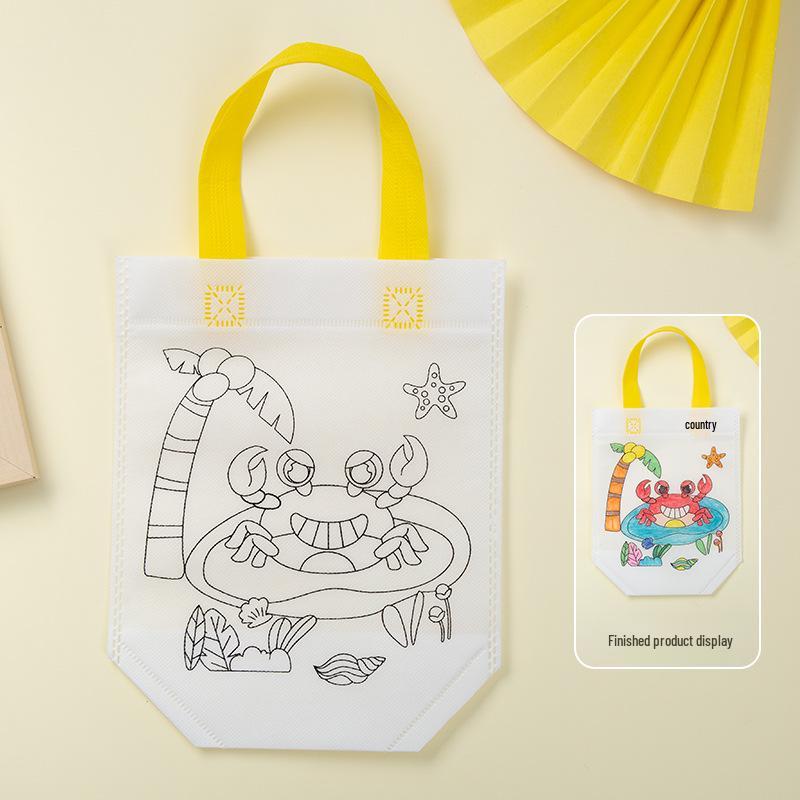 Eco-Friendly DIY Graffiti Tote Bag Kit for Kids