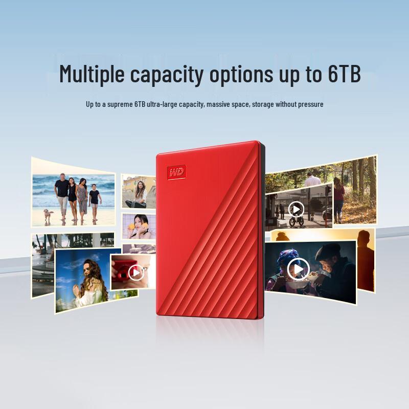 WD My Passport 2TB USB 3.0 Portable External Hard Drive