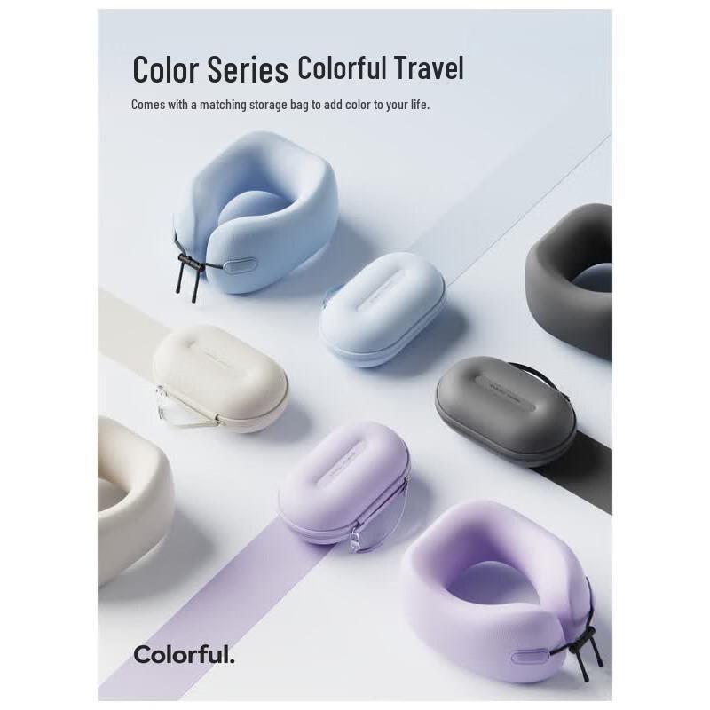 Portable Memory Foam U-shaped Travel Neck Pillow