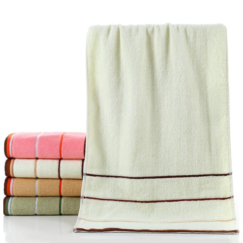 Plaid Polyester Cotton Hand Towel - Soft, Absorbent, All Cotton Face Washcloth for Hotel or Home Use