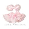 Girl Doll Clothes Bow Headdress Decor Tulle Dress Set for Dolls Age 57 810 Style A