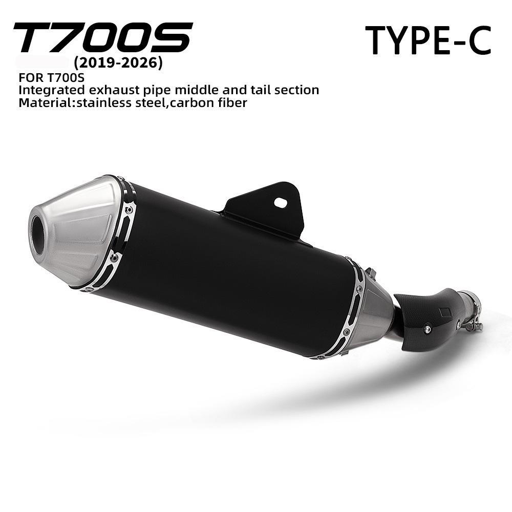 Modified Exhaust Tailpipe for T700, T700S, T148 Motorcycles