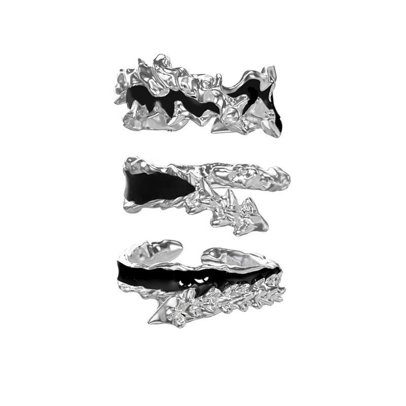 Fashionable Copper Chic Ring For Women With Unique Geometric Design Openfinger