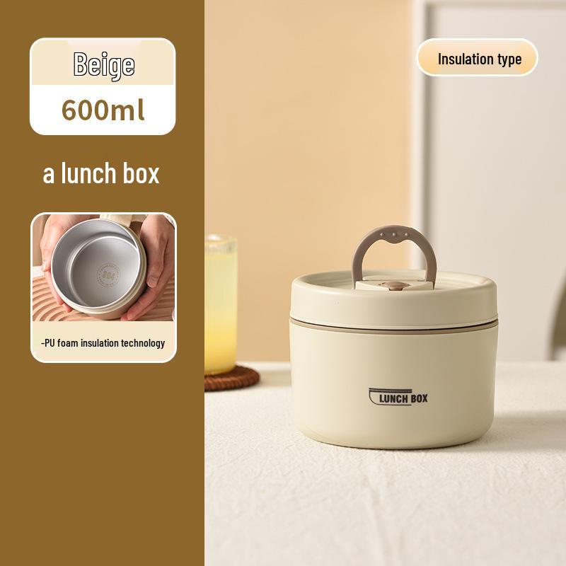 304 Stainless Steel Leak-Proof Multi-Layer Insulated Lunch Box for Office Workers & Students, Microwave Safe & Portable
