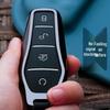 BYD Key Cover: Compatible with Qin Plus DMI, Dolphin, e2, Yuan, Qin Plus DMIE6, e3 - Metal Key Shell with Buckle.