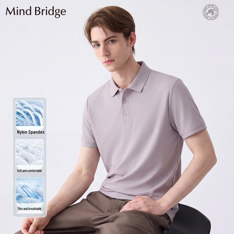 Mind Bridge Men s Short-Sleeve Polo Shirt M