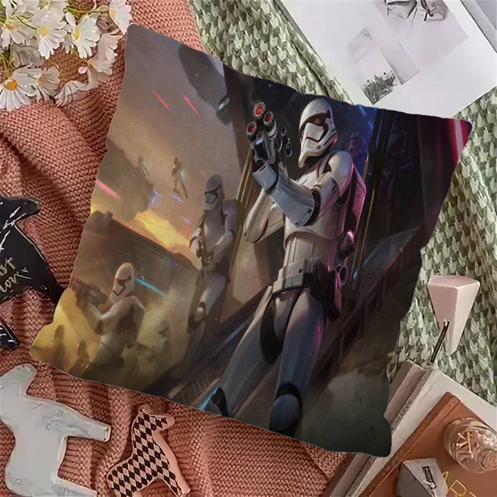 S-Stars S-Stormtrooper Cushion Cover Inches Farmhouse Decor Home Throw Pillow Covers for Couch Decorations