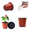10/50/100 Stück Plastik Sämlingshalter Blumentöpfe mit ausgewogenen Drainageeigenschaften**