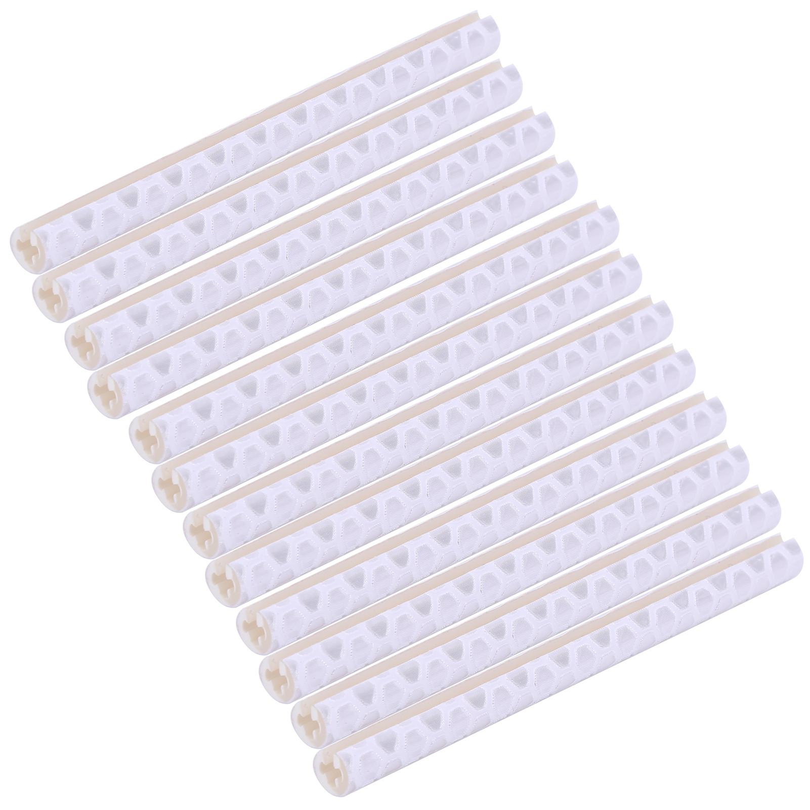 

12Pcs Bicycle Wheel Spoke Reflector Strip Mountain Bike Spoke Reflective Wraps TubesWhite білий