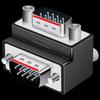Baisende DB9 RS232 270-Degree L-Shaped Serial Port Adapter