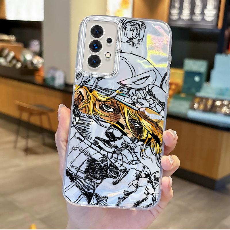 Coque de téléphone JoJo Steel Ball Run Chaude Pour Samsung Galaxy S25 S24 S23 S22 S21 Plus Ultra A73 A72 A71 A55 A54 A53 Coque Rigide Antidérapante