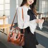 Women Shoulder Bag New Retro Bag Oil Wax PU Leather Handbag Shoulder Crossbody Bag
