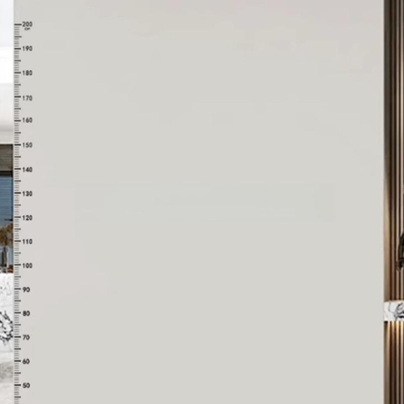 1PC Transparent Waterproof 2-meter Height Wall Sticker Measure Height Household Scale Measuring Ruler Growth Chart