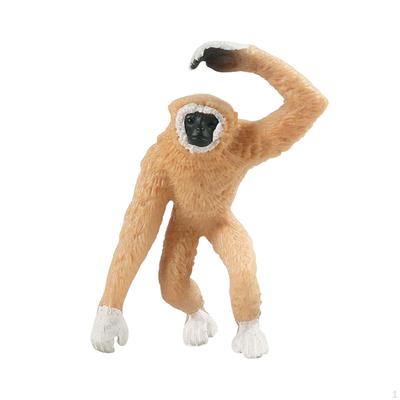 Miniture Chimpanzee Model, Orangutan Model Preschool Toy for Bookshelf Decoration Ornament