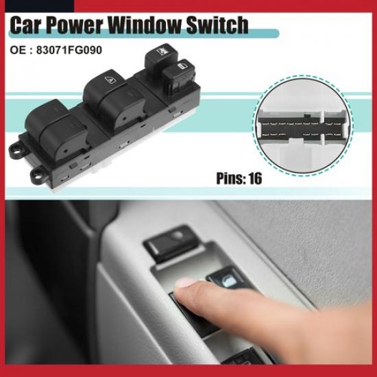 Pack of 1 for Subaru Impreza 08-12 Front Left Driver Side Power Window Switch