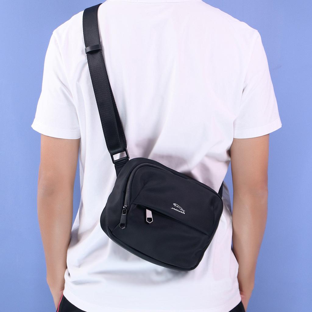 New JAGUAR Fabric Crossbody Bag Regular Men's Black JA1T1201143201