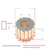 18.9*8*13(13.5)*12P DC Motor Commutator for Wiper Air Pump