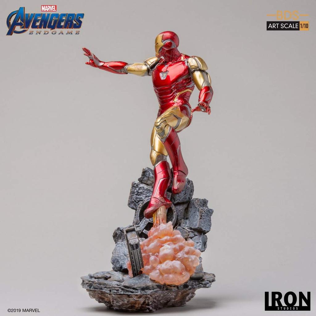 Iron Studios 1/10 Scale Iron Man Avengers Endgame Iron Man Mark LXXXV BDS