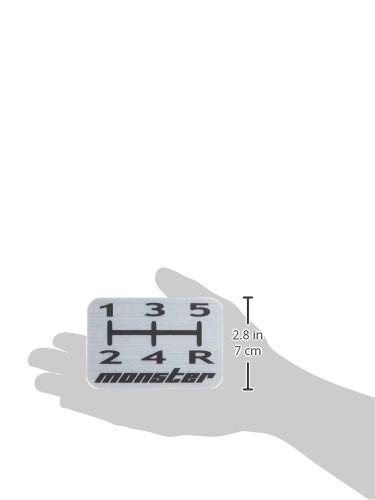 MONSTER SPORT shift pattern emblem/5 speed speed MT manual sticker