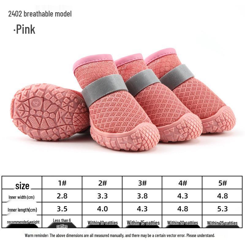 

Водонепроникні Нековзкі Дихаючі Черевички для Цуценят - Зносостійкі Брудозахисні Накладки на Лапи для Тедді та Бішонів Фрізе, Підходять для Всіх Сезонів. Size 5 (Width 5.3cm) for up to 25 lbs